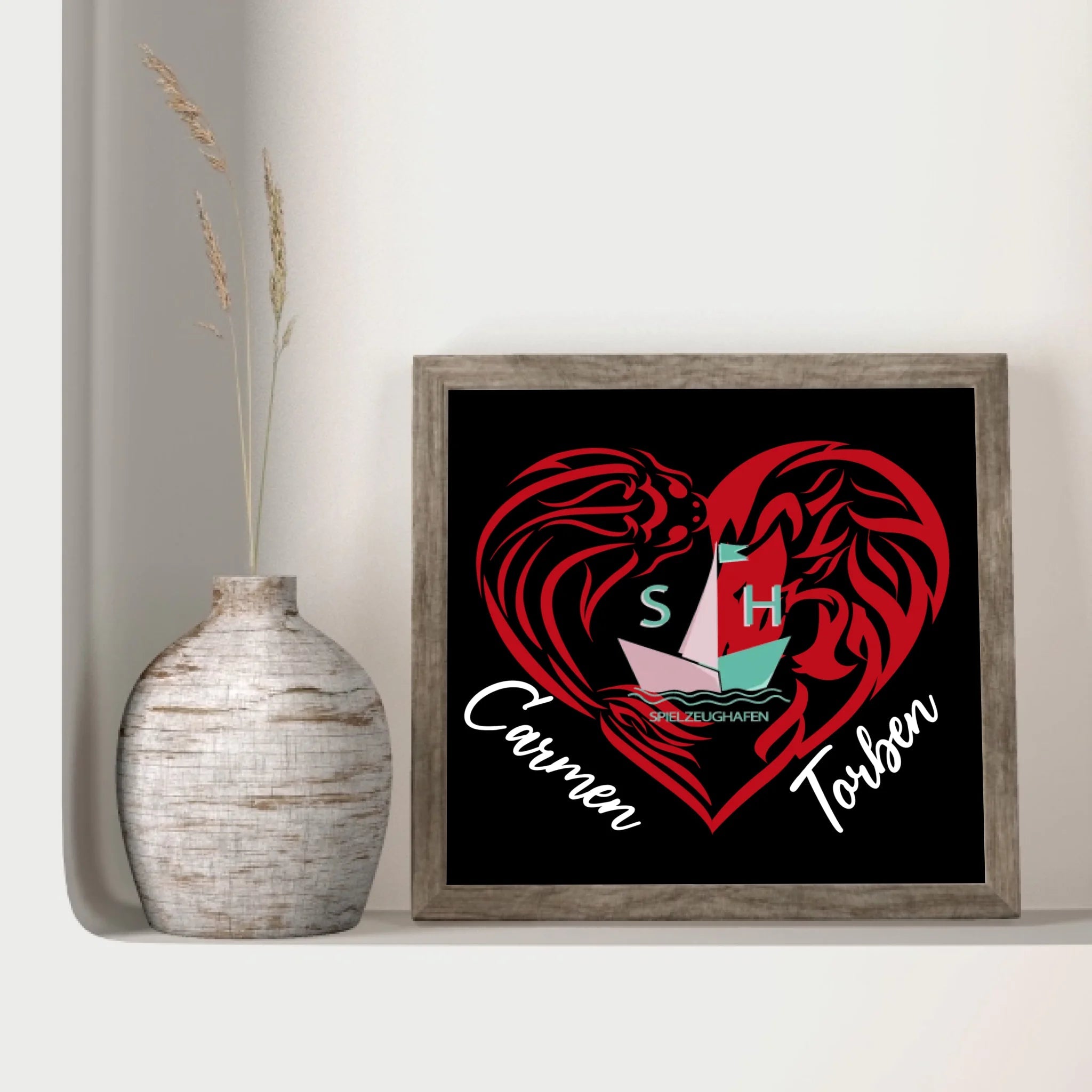 Dein Partnersternzeichen als Diamond Painting (exklusiv Spielzeughafen) ab 50x50cm eckig oder in Strass 60x60cm mit Namen von Spielzeughafen