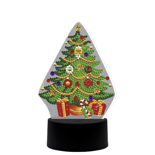 Diamond Painting LED-Lampe 'Weihnachtsbaum' (11)