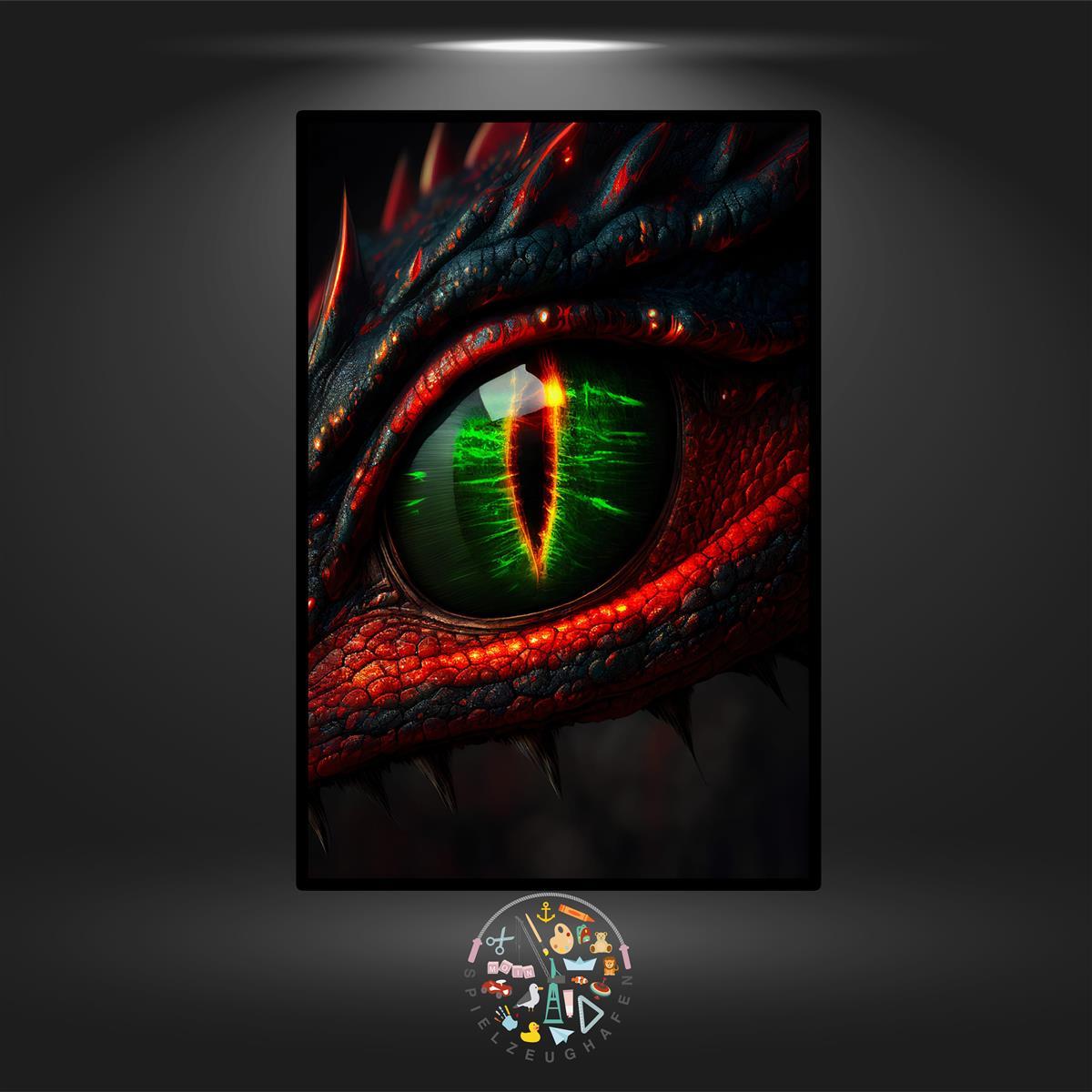 Dragon Eye - Quadratisch/ Strass (eckig) von Spielzeughafen