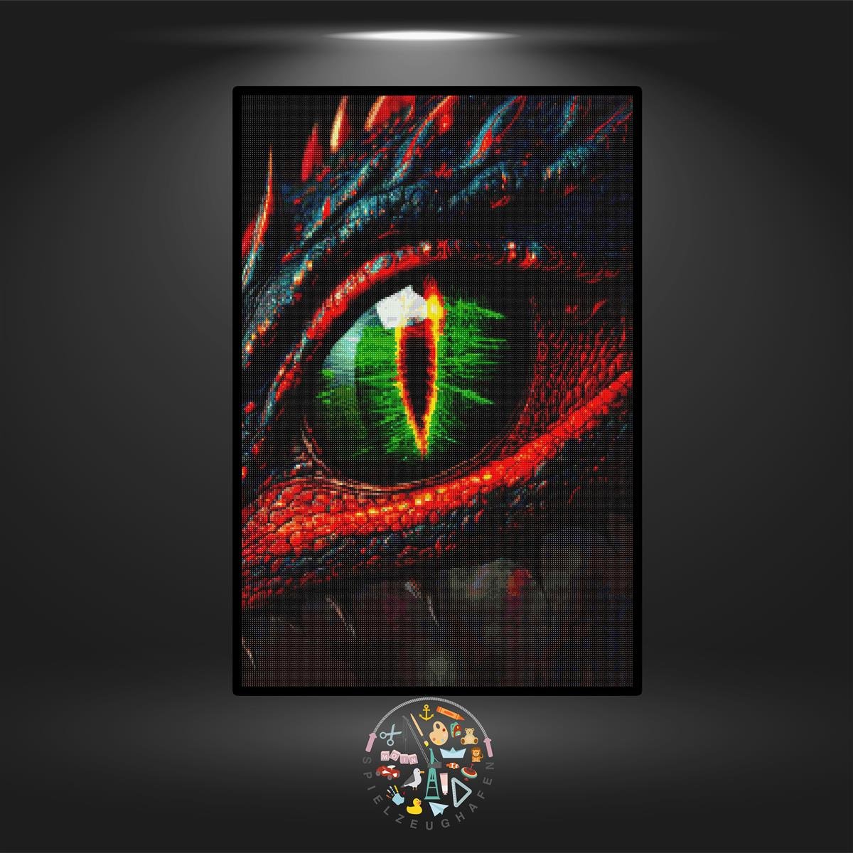 Dragon Eye - Quadratisch/ Strass (eckig) von Spielzeughafen