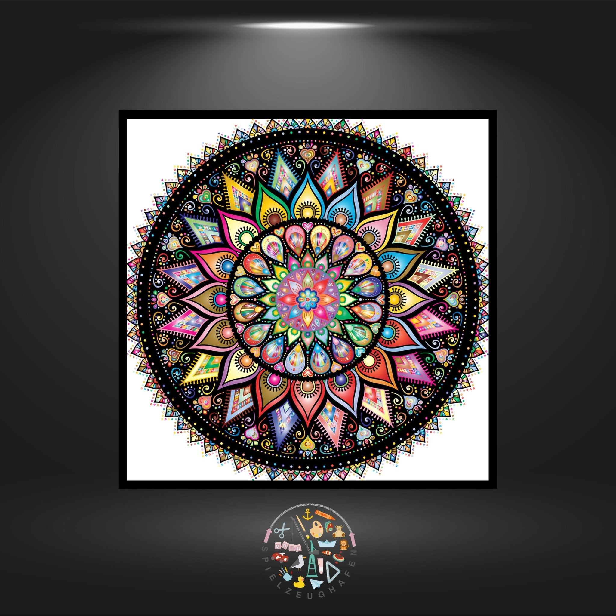 Mandala 'Big Flower' - Strass von Spielzeughafen