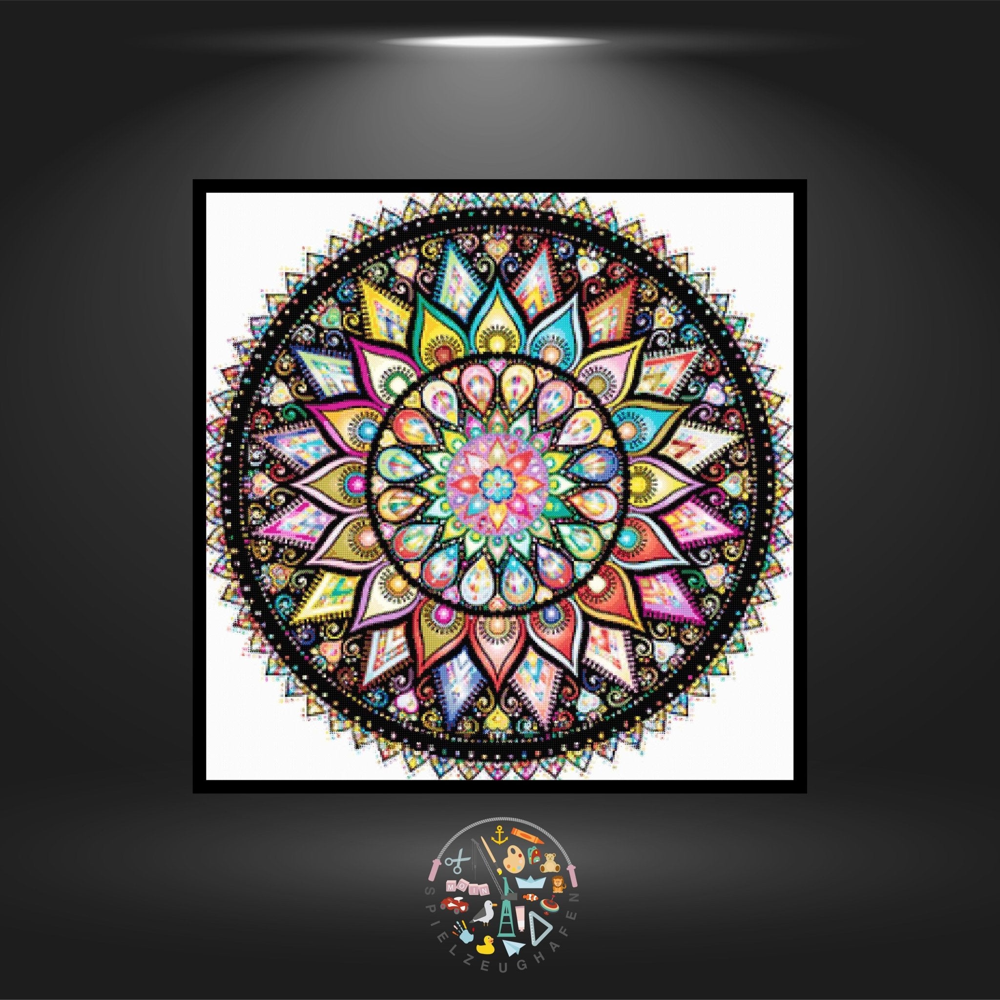 Mandala 'Big Flower' - Strass von Spielzeughafen