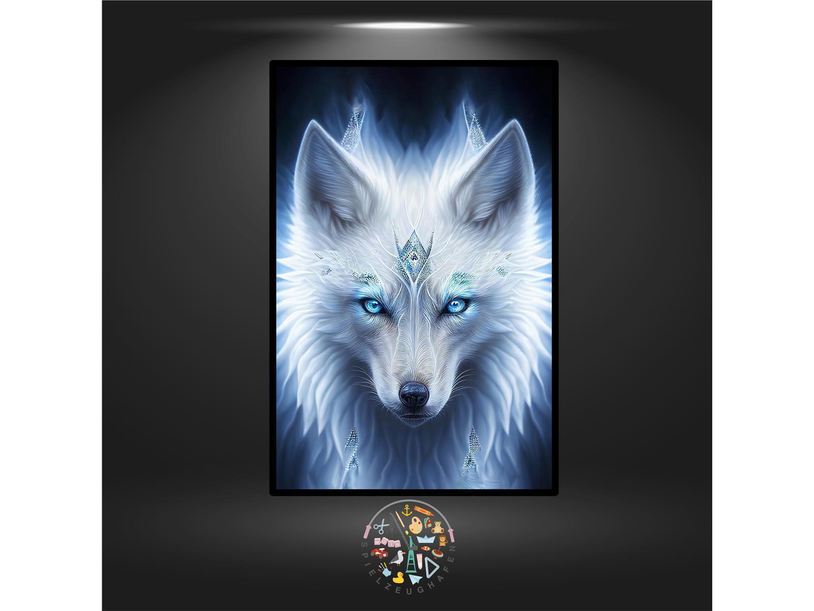 Snow wolf 'Queen' - Quadratisch mit AB