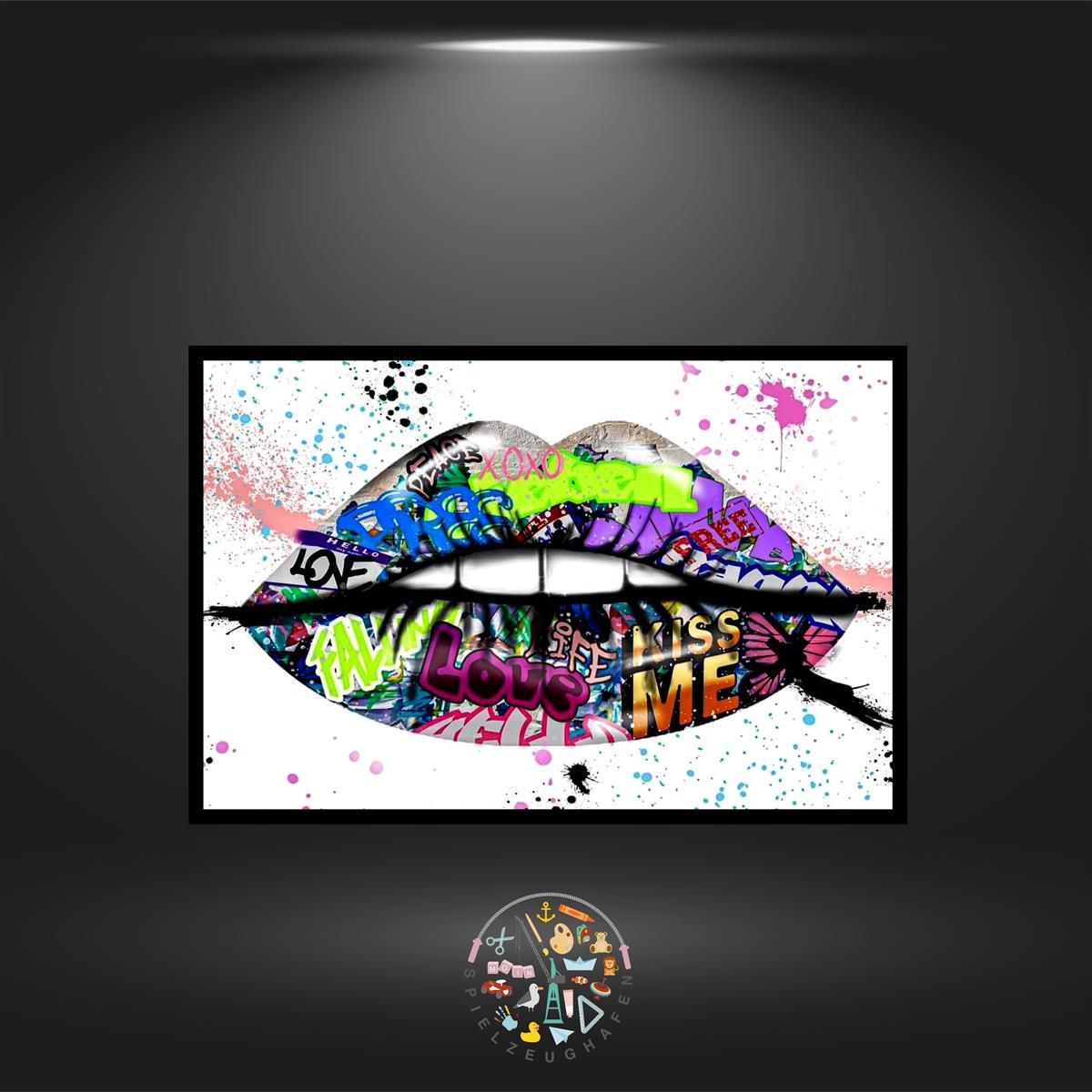 Graffiti Lips' - Strass / Rhinestone