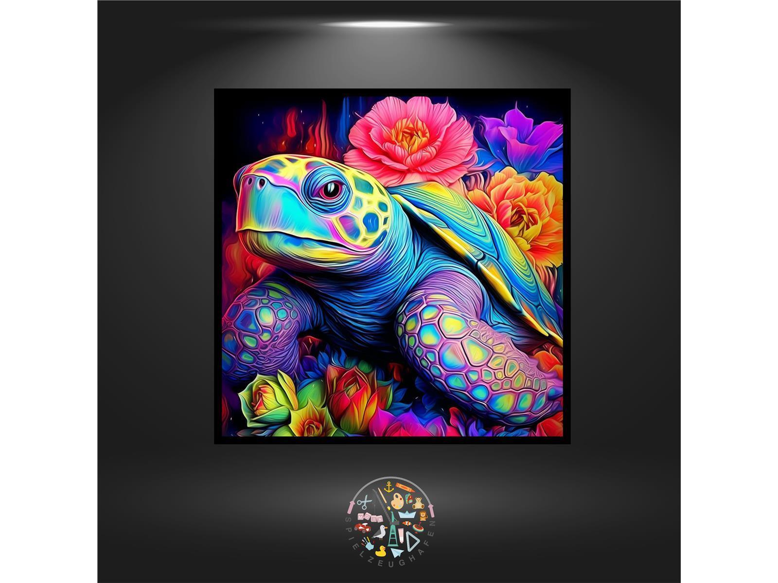 Schildkröte 'Rainbow' - Quadratisch