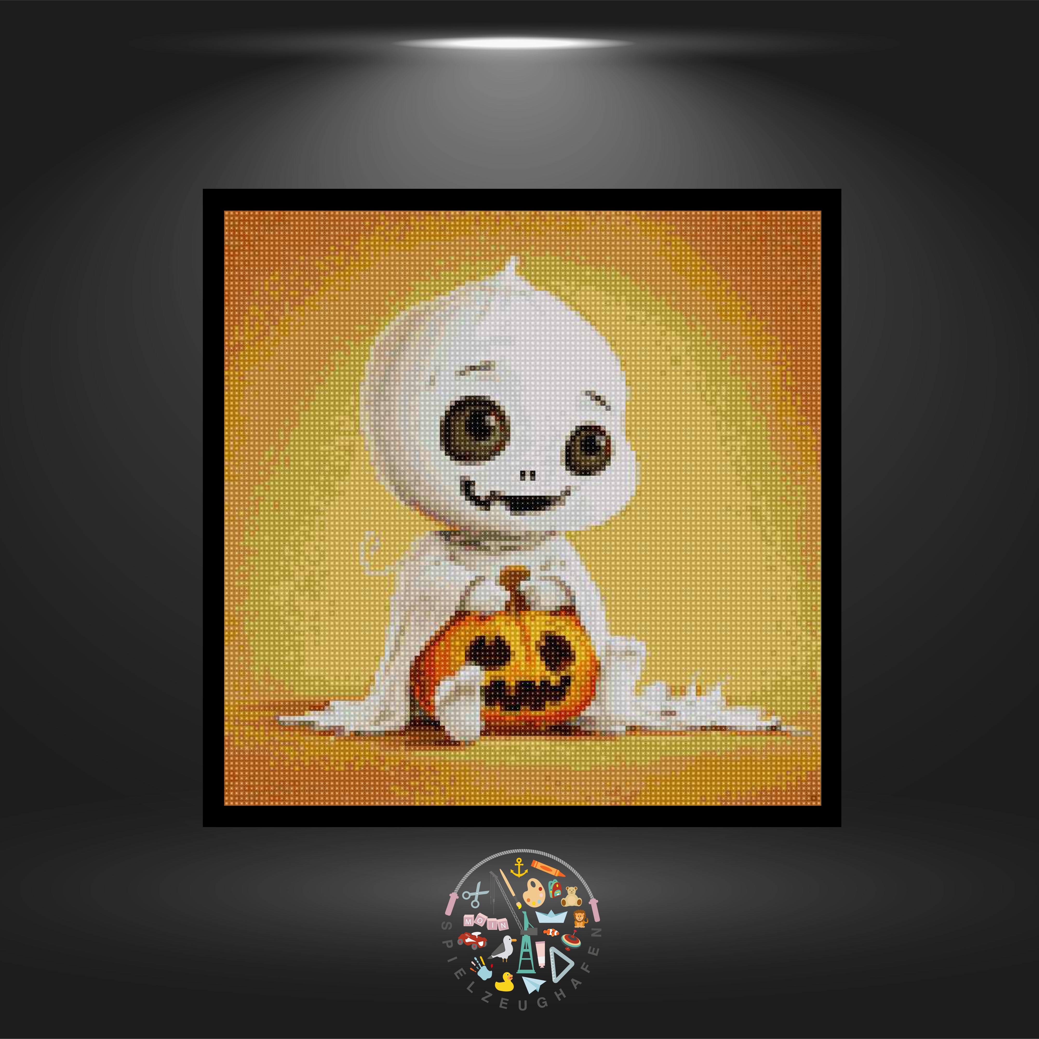 Halloween Baby Ghost - Quadratisch