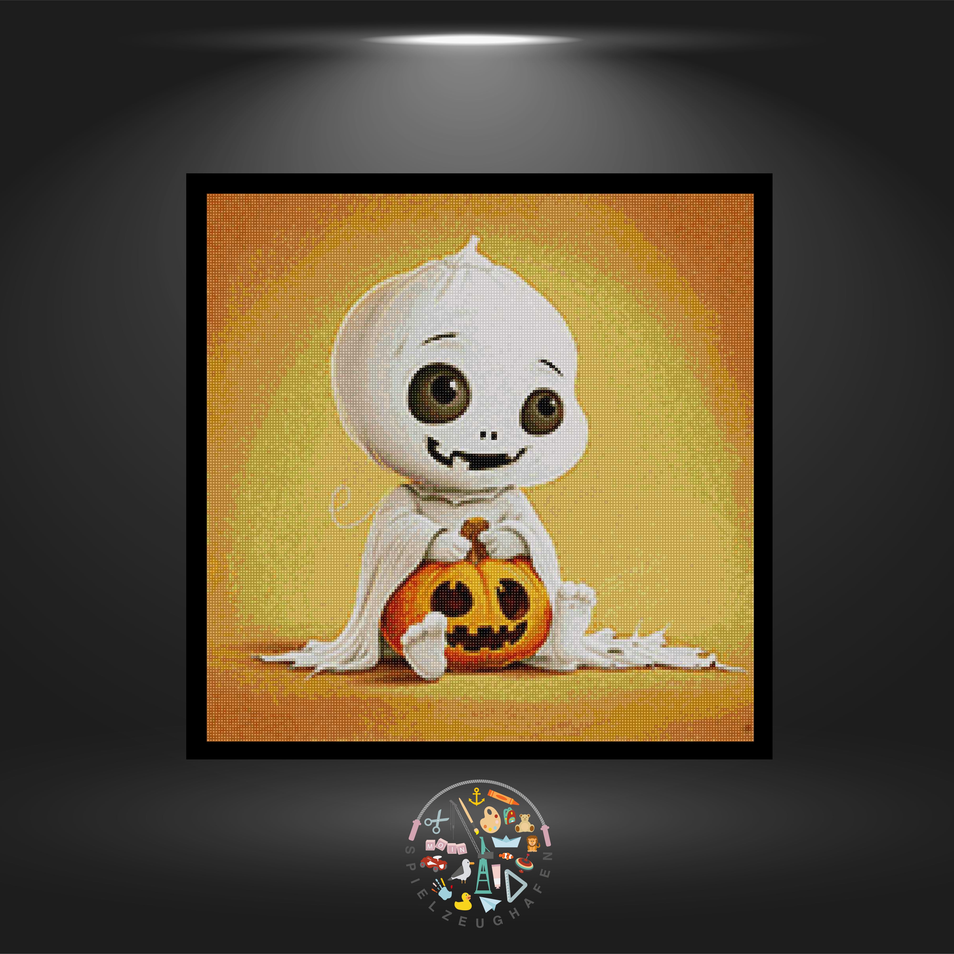 Halloween Baby Ghost - Quadratisch