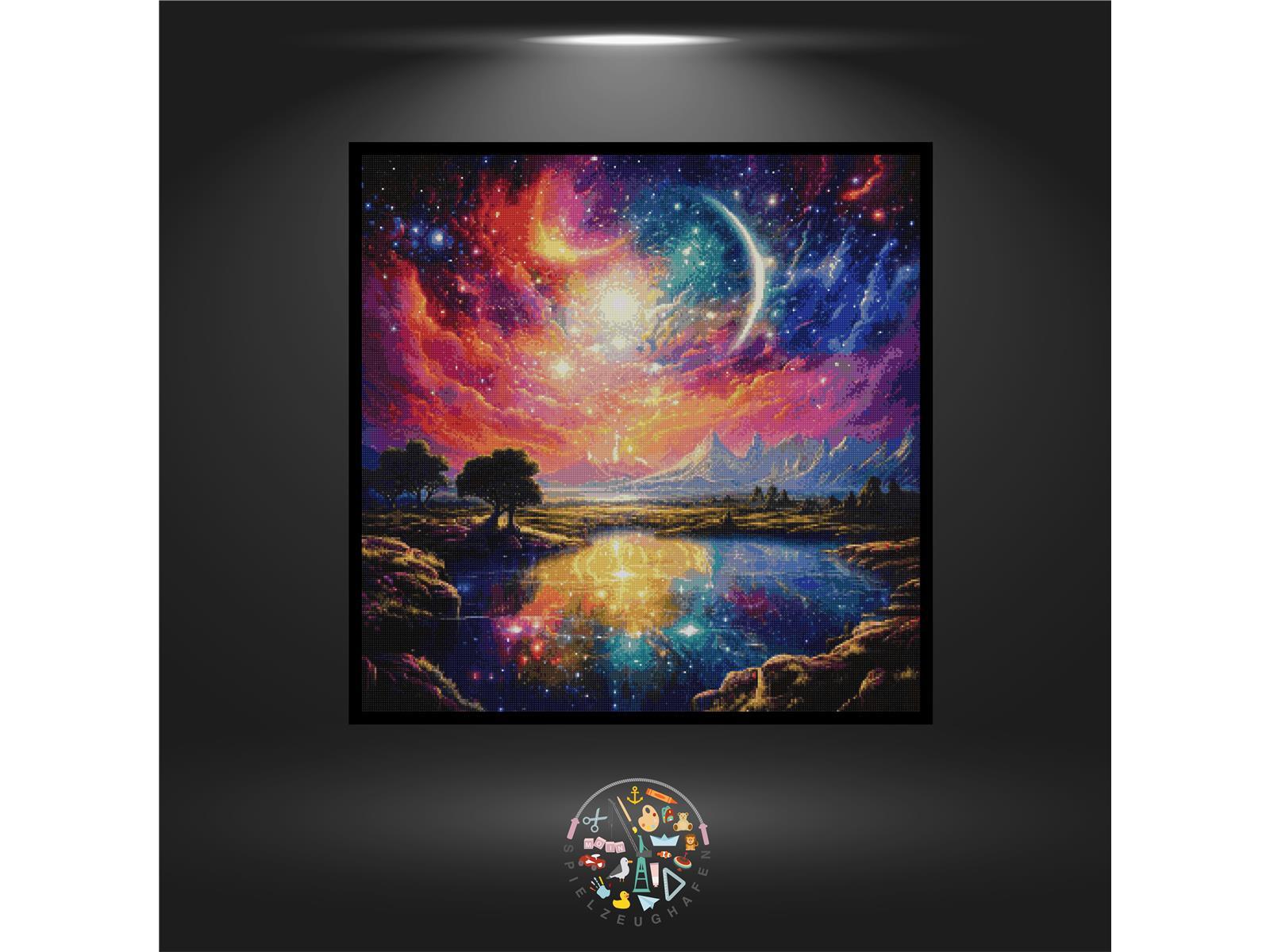 Rainbowmoon - Quadratisch mit eckig Strass