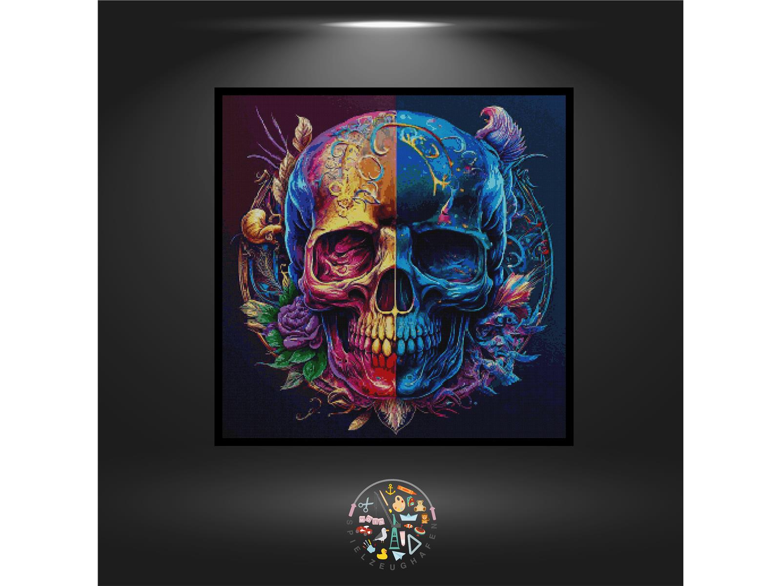 Rainbowskull - Quadratisch mit AB