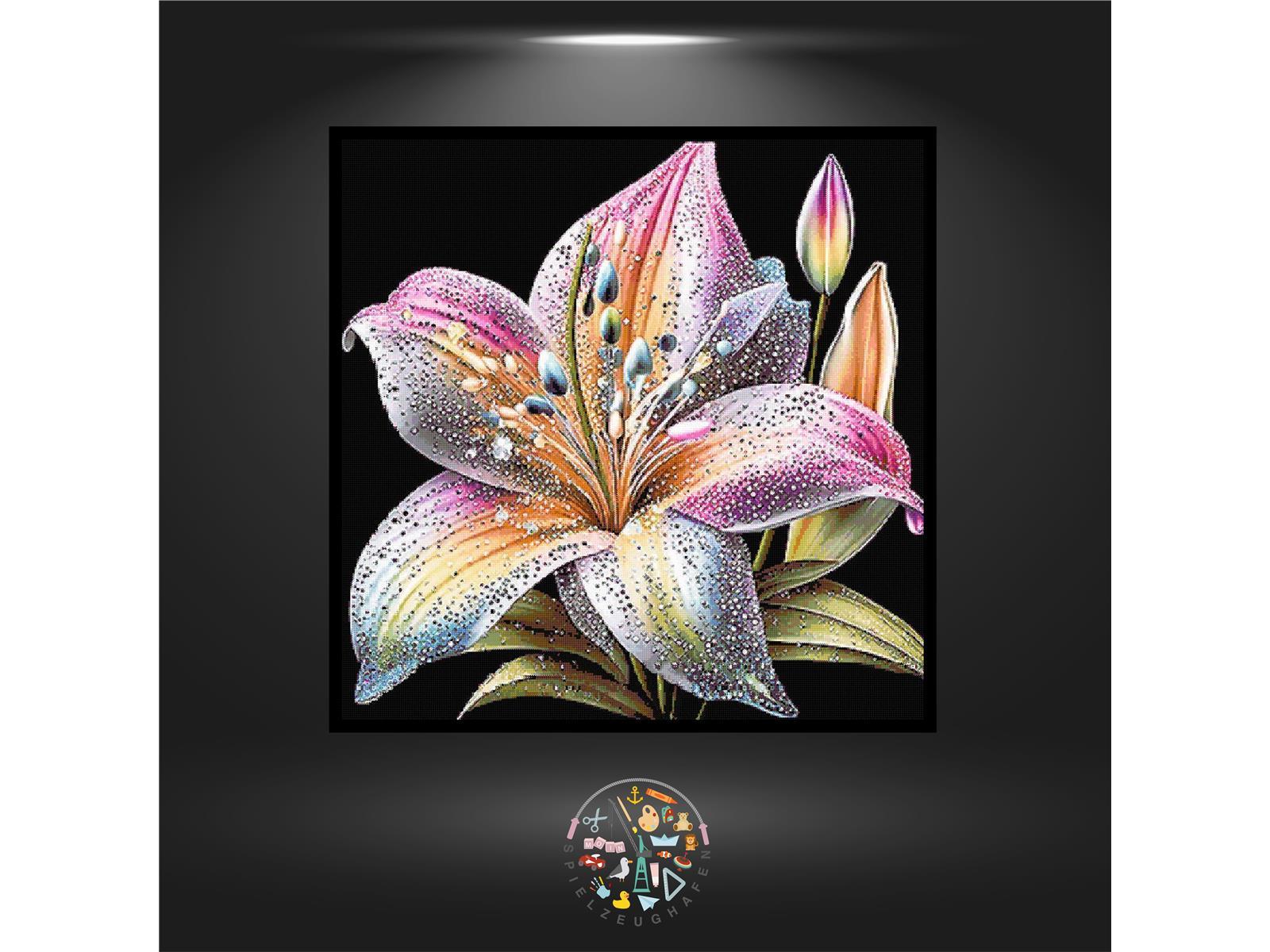 Flower of Lily - Strass rund