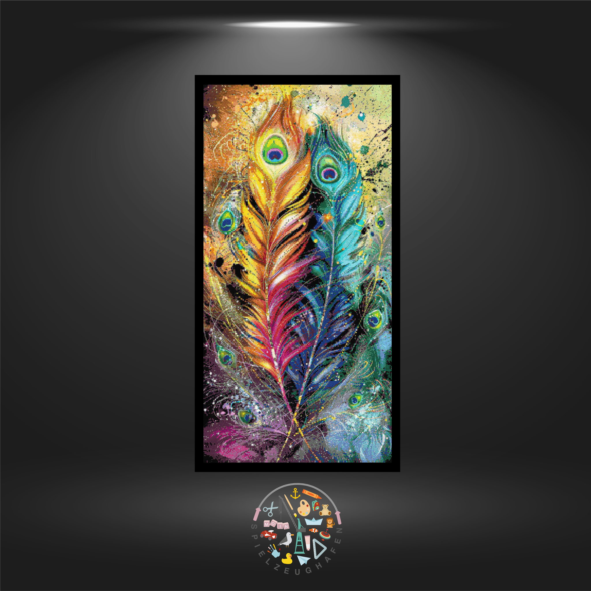 Feather of Love - Strass rund