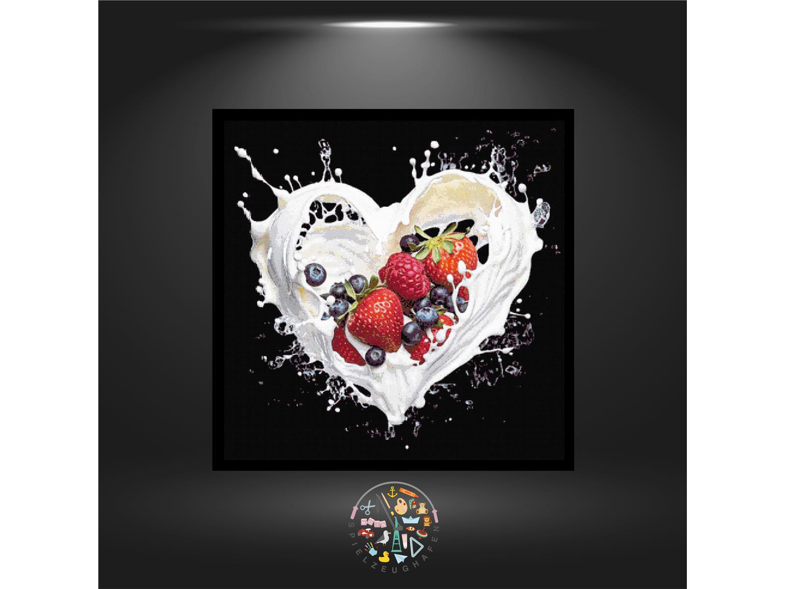 Heart of fruits - Strass