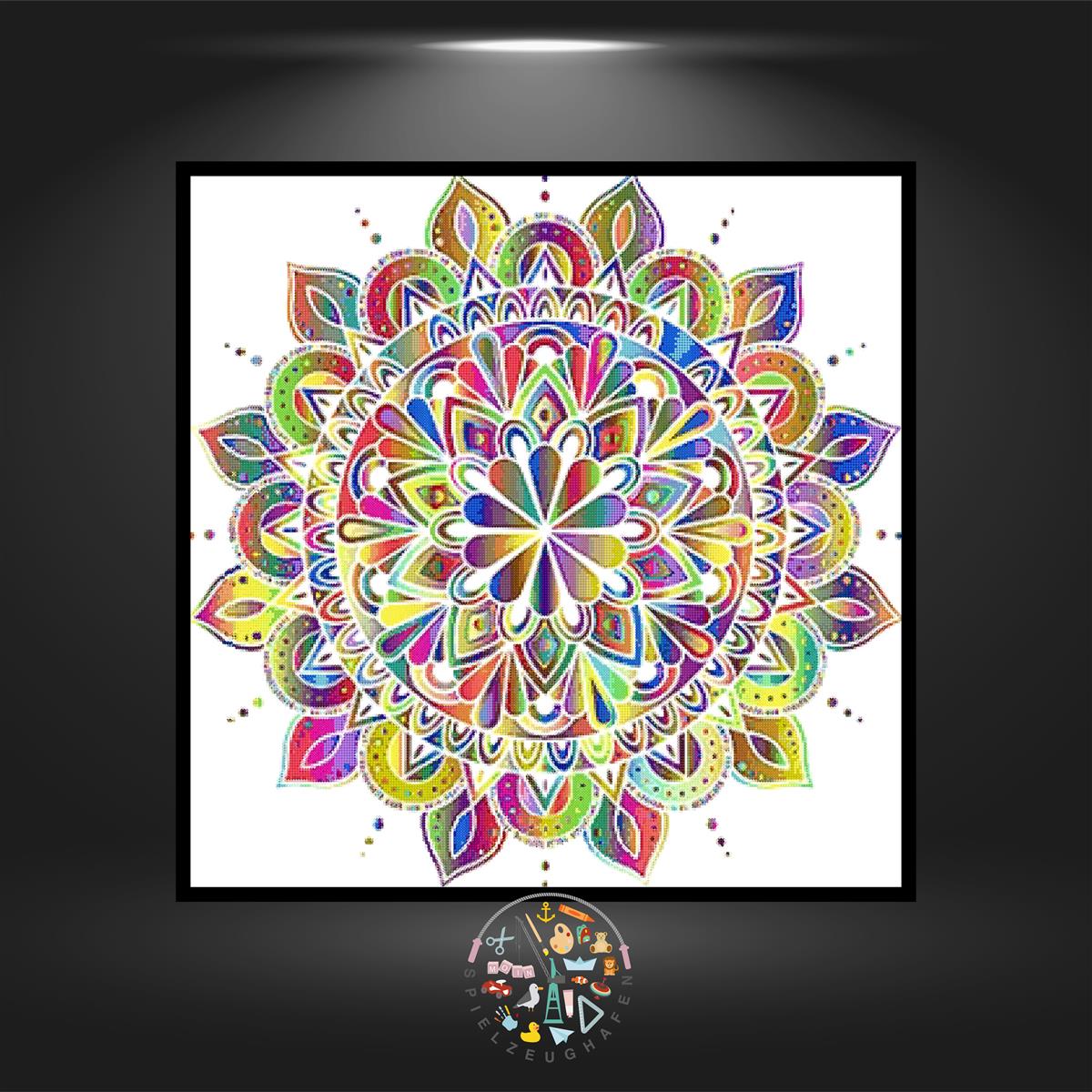 Mandala 'Colorful' - Strass