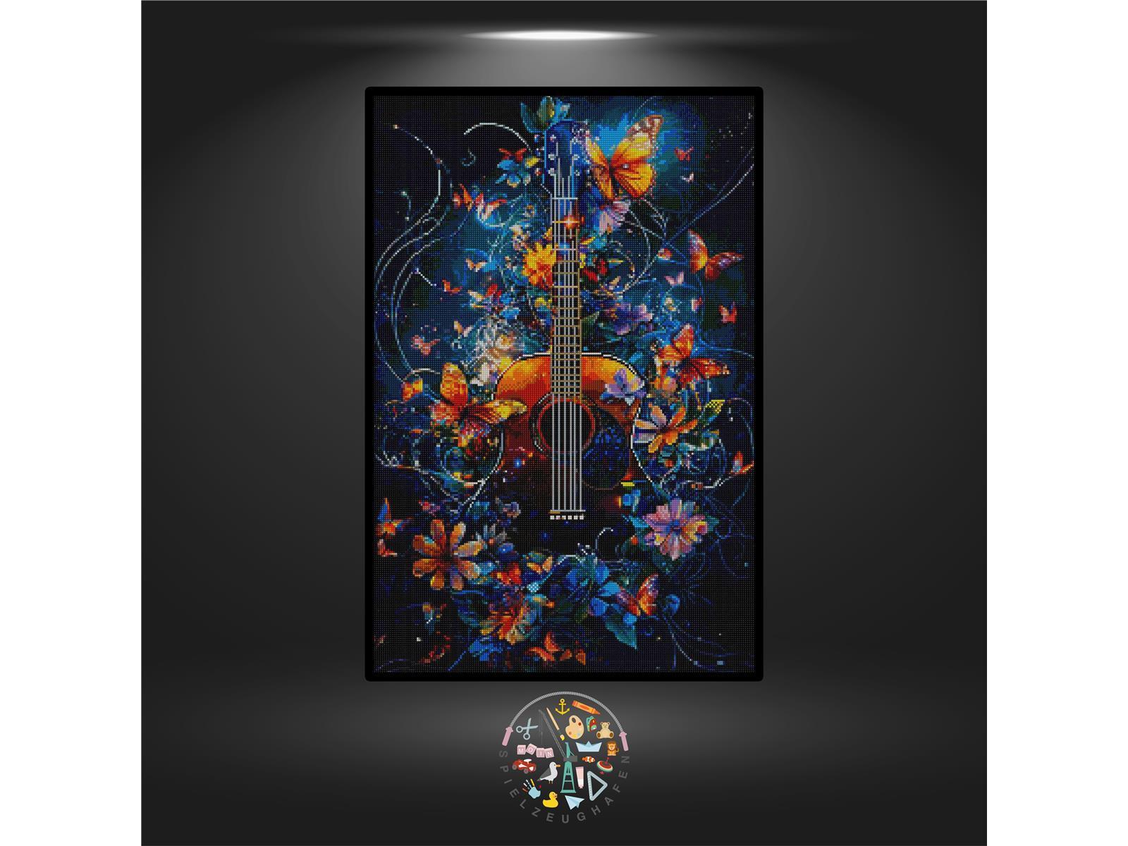 Flower guitar - Quadratisch