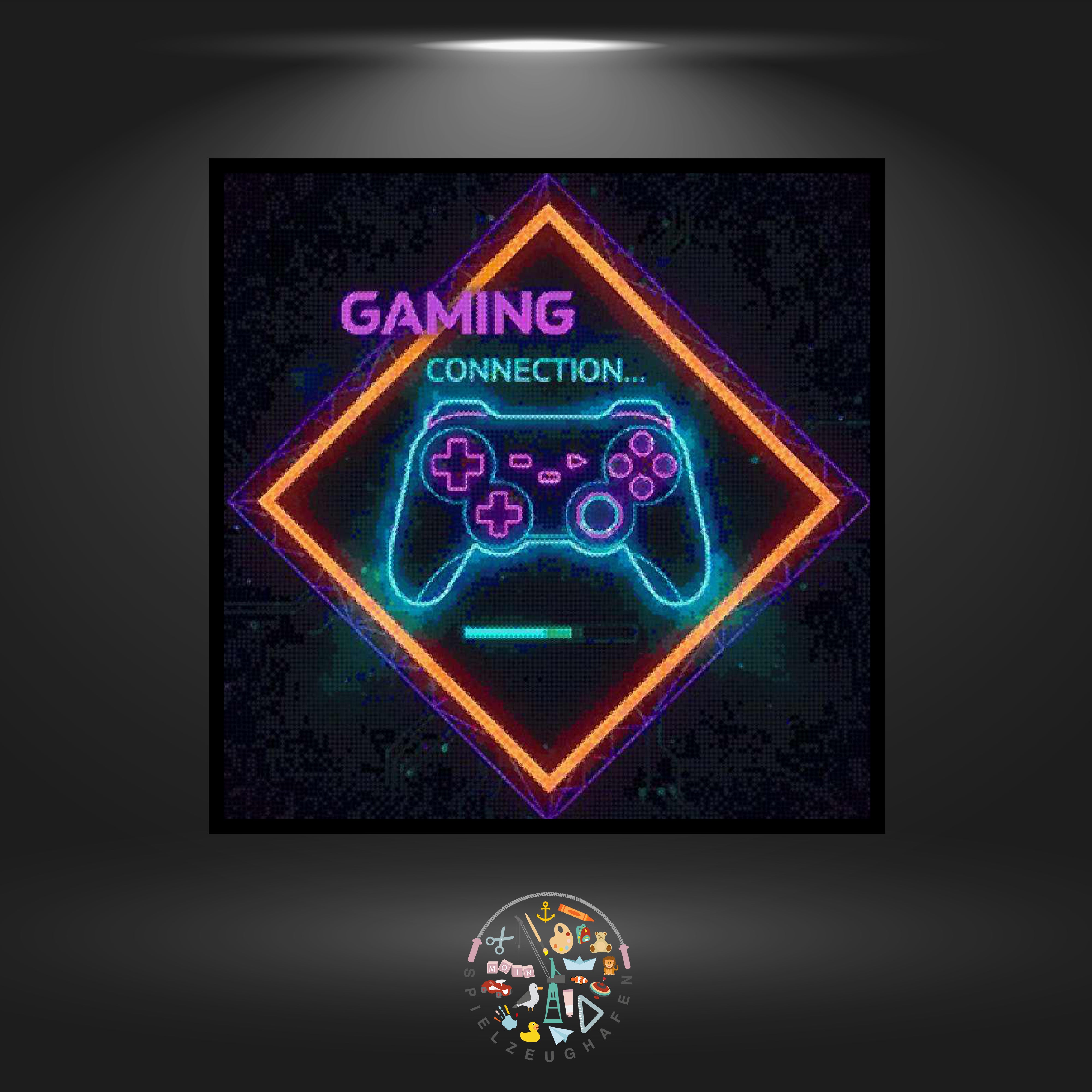 Gaming pink - Bügelperlen