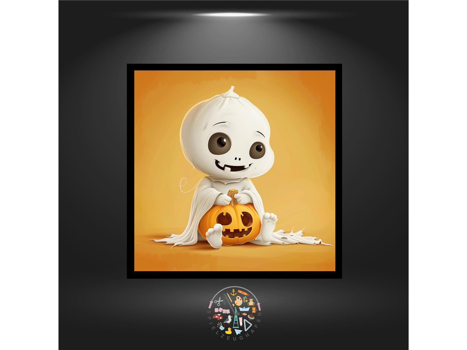 Halloween Baby Ghost - Quadratisch