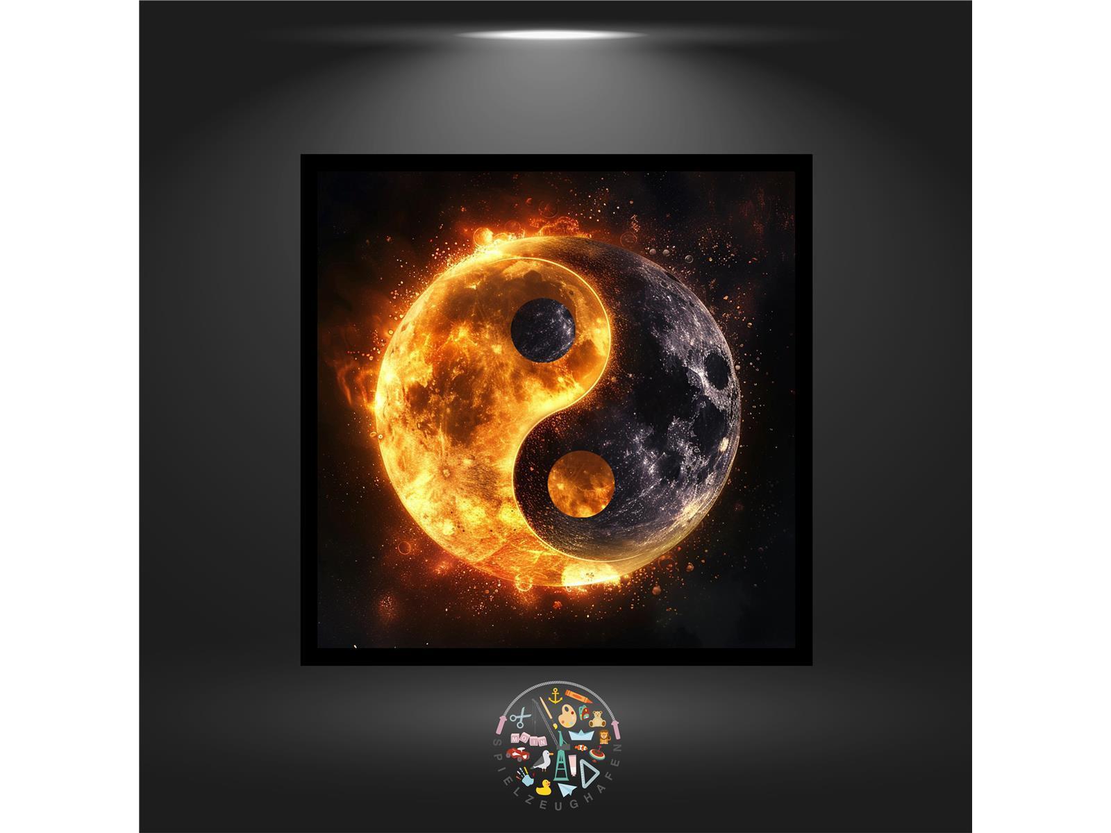 Yin Yang Fire - Quadratisch