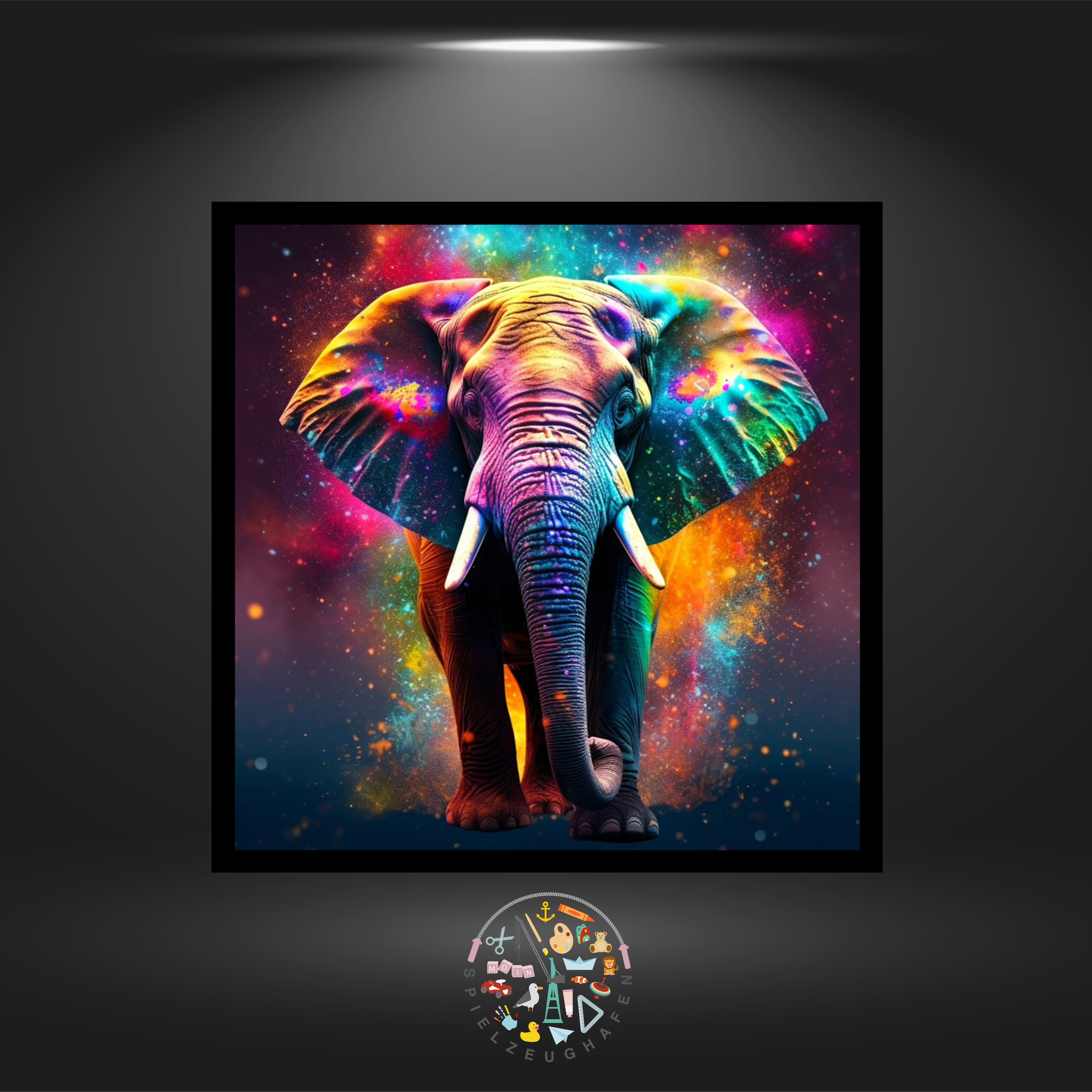 Elefant 'Morani' - Strass rund