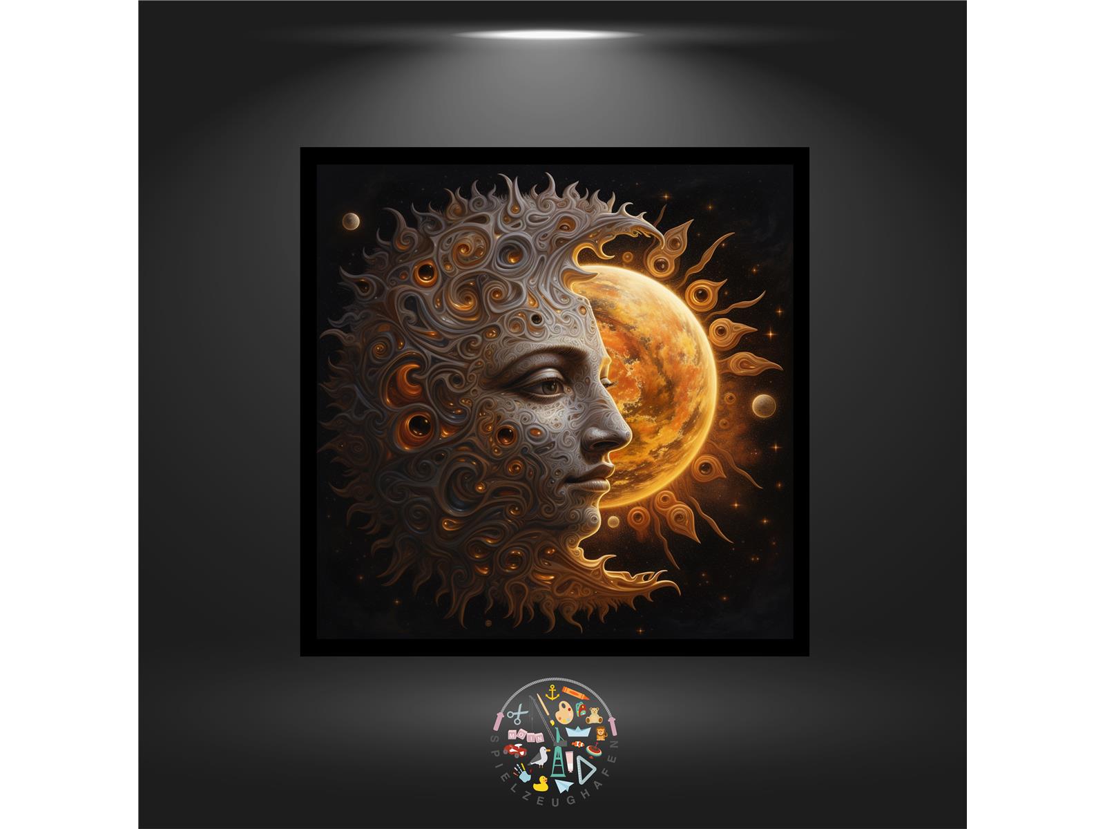 Sun and moon - Quadratisch