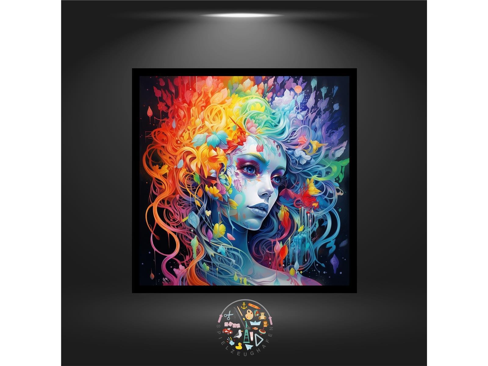 Rainbowlady - Strass rund von Spielzeughafen