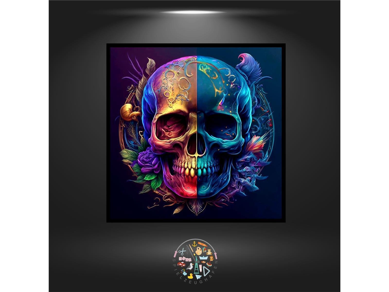 Rainbowskull - Strass rund von Spielzeughafen