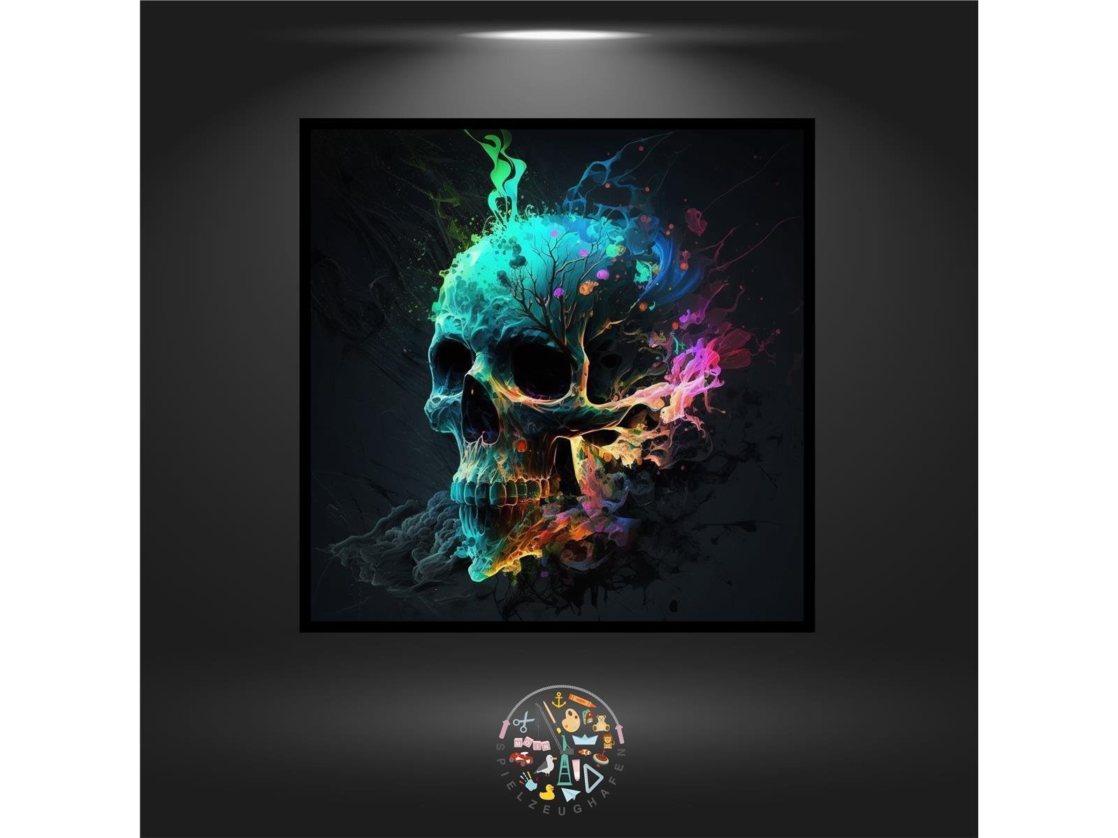 Skull Nature - Quadratisch von Spielzeughafen