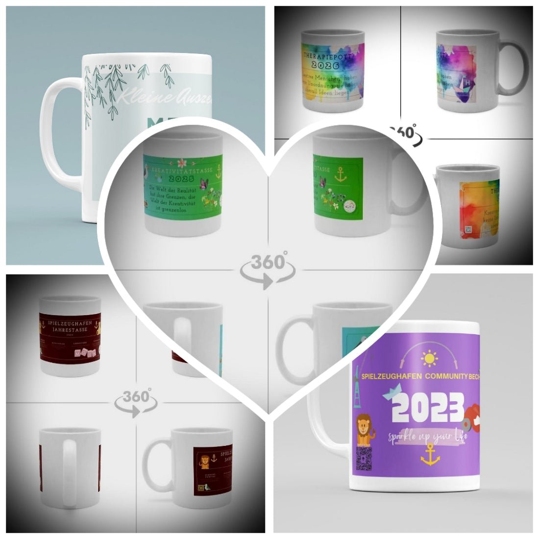 Spielzeughafen Jubiläumstassen 2022 - 2026 *Limited Edition* von Spielzeughafen