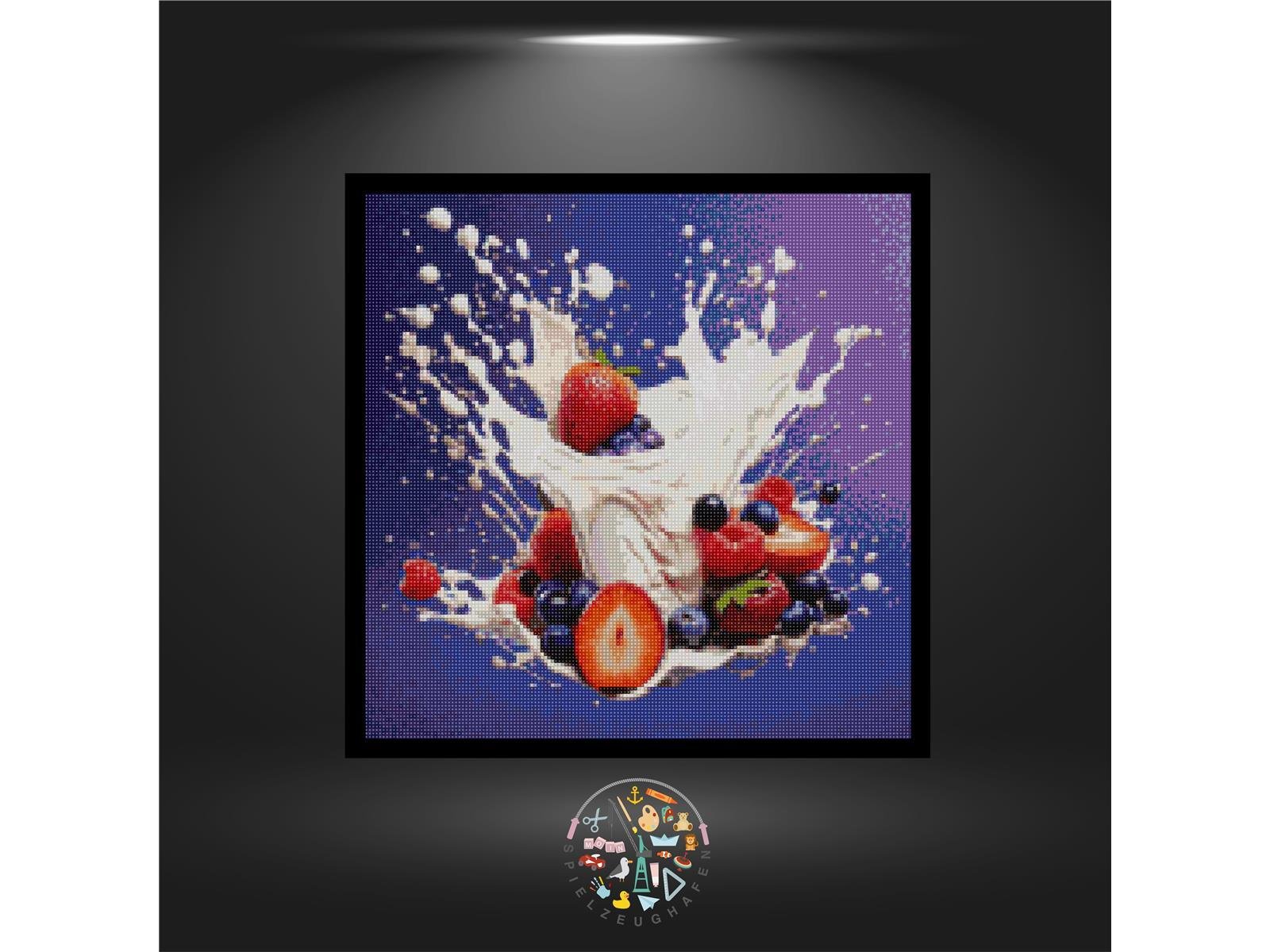 Splashes of milk - Quadratisch von Spielzeughafen