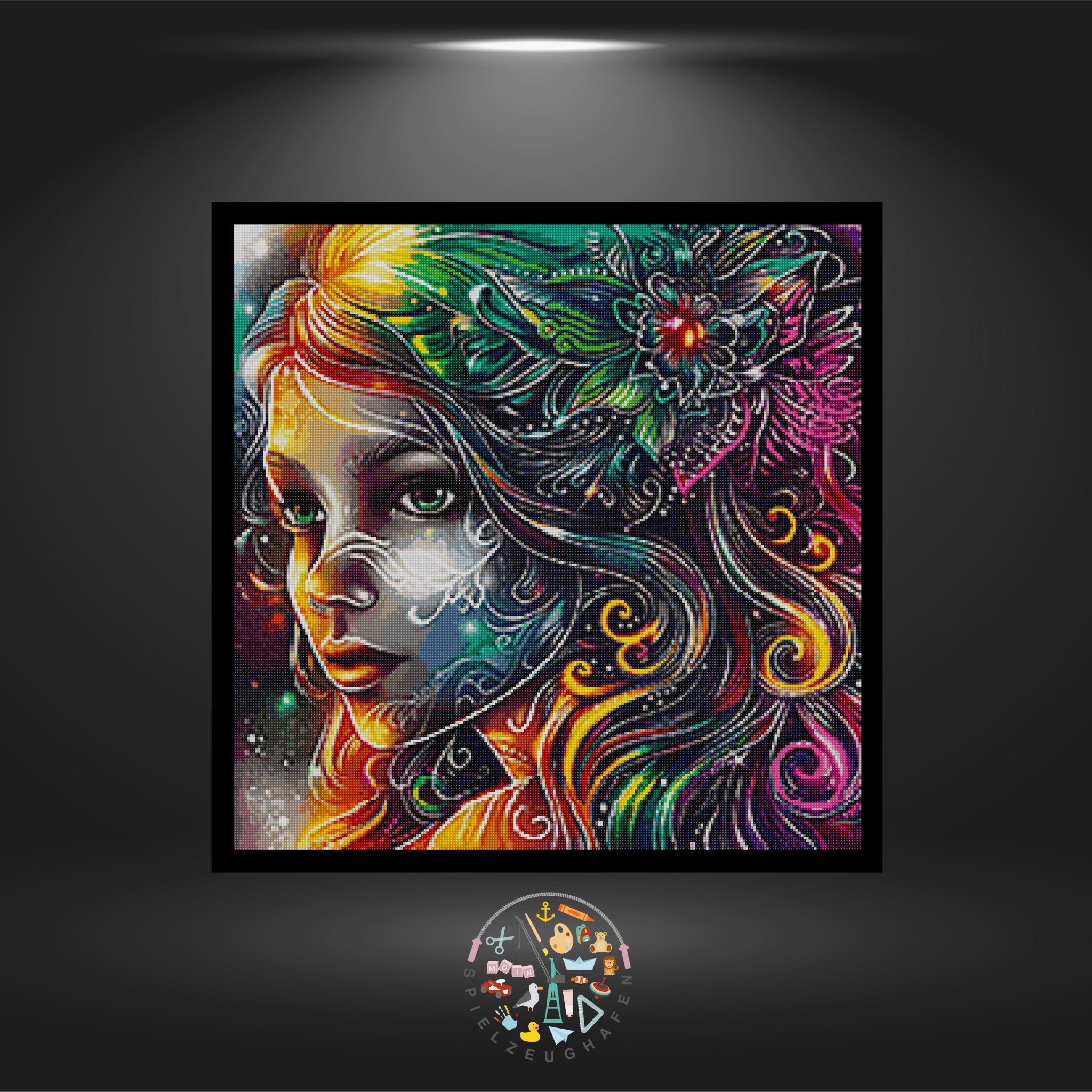 Sternzeichen Jungfrau Bunt - Quadratisch mit AB von Spielzeughafen