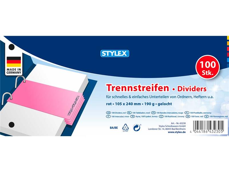 STYLEX Trennstreifen Auswahl von Spielzeughafen