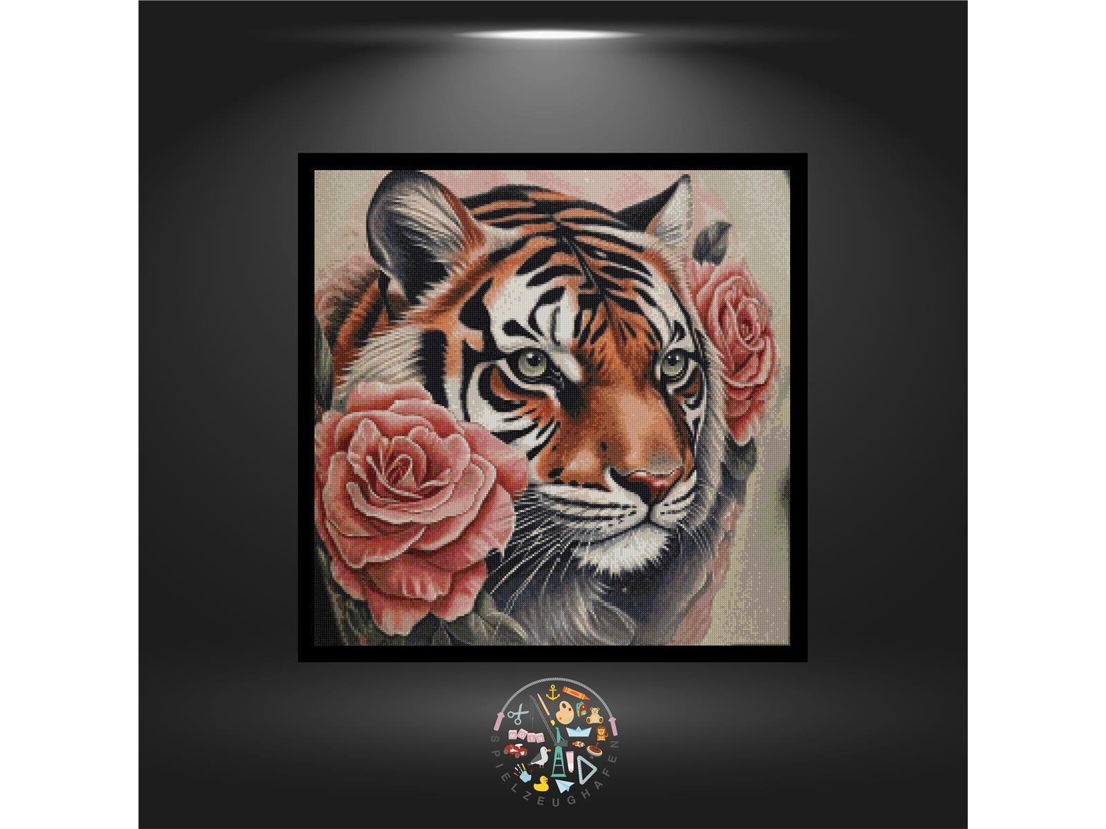 Tiger of Roses - Quadratisch mit AB von Spielzeughafen