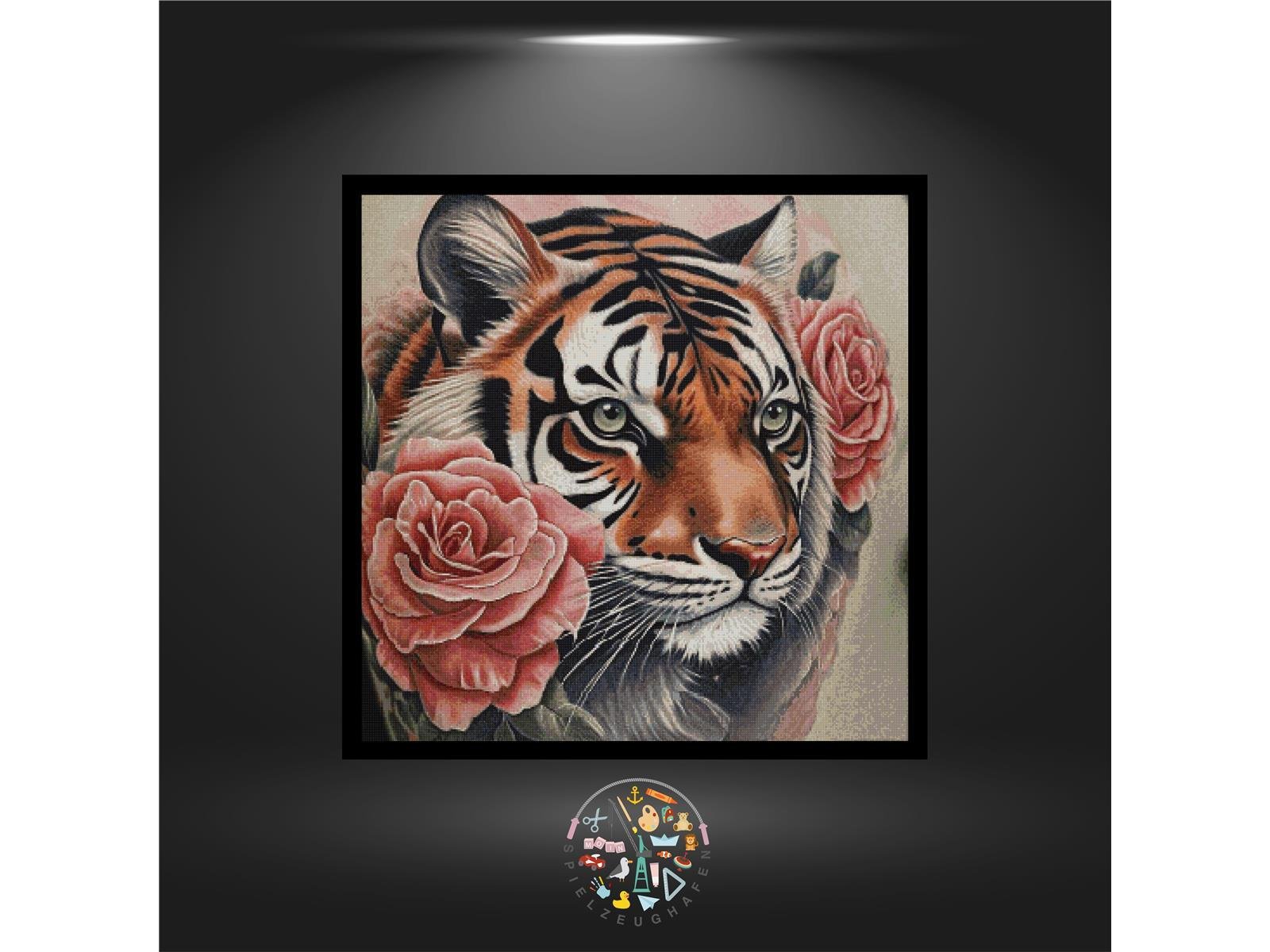 Tiger of Roses - Quadratisch mit AB von Spielzeughafen