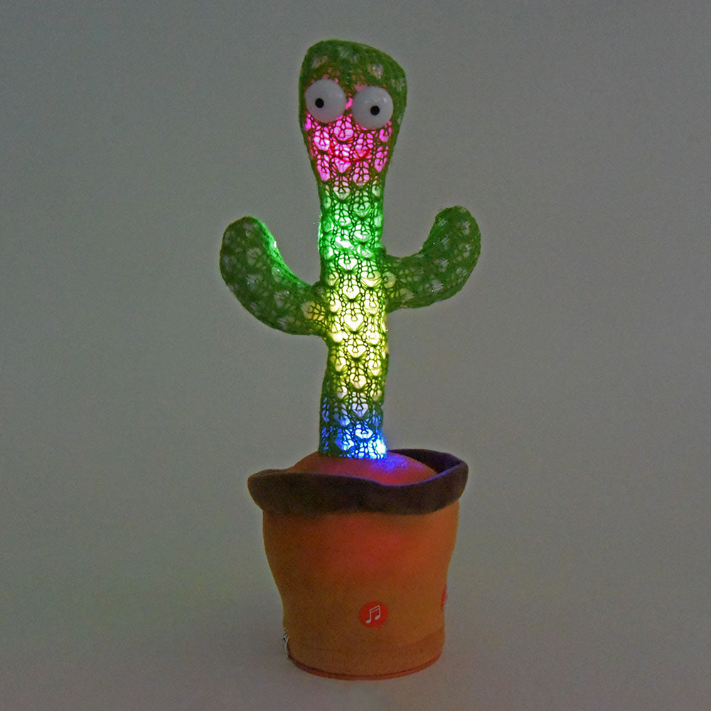 Tanzender Kaktus mit Musik und Mehrfarben-LEDs Pinxi InnovaGoods –  Wohlfühlshop