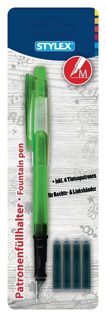 Patronenfüllhalter inkl. 4 Tintenpatronen