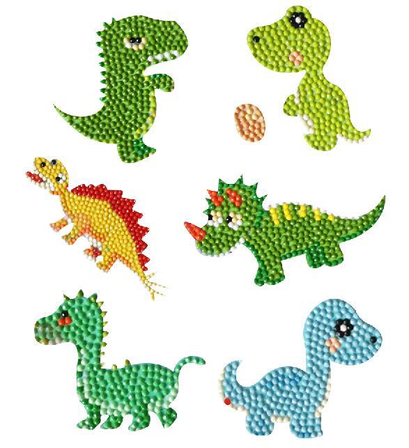 DIY Diamond Painting Sticker Dinosaurier