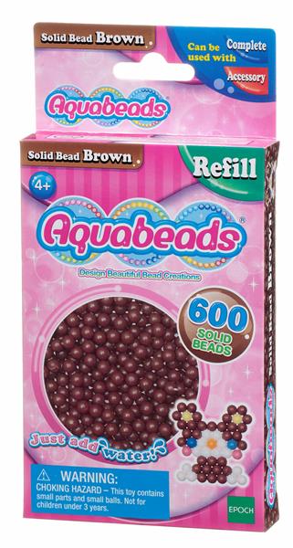 Aquabeads Braune Perlen