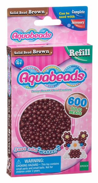 Aquabeads Braune Perlen