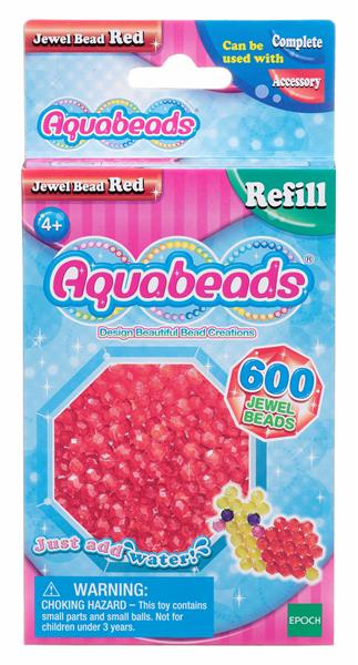 Aquabeads Rote Glitzerperlen