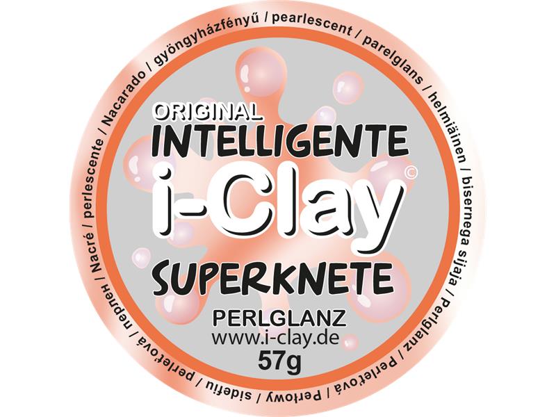 i-Clay, intelligente Superknete, Perlglanz, Orange