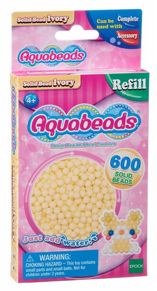 Aquabeads Elfenbeinfarbene Perlen