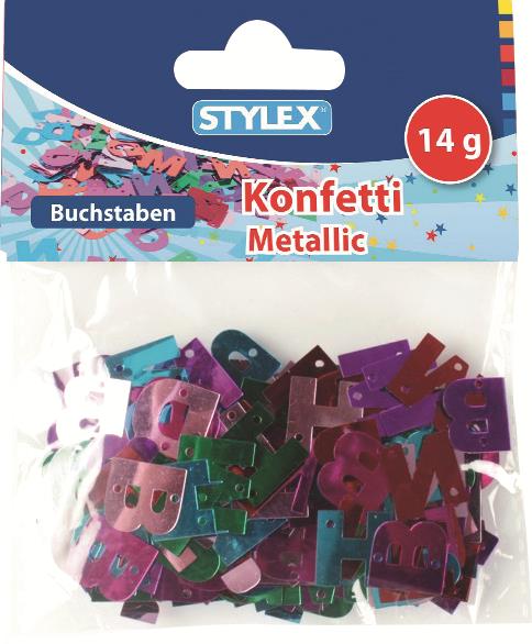 STYLEX Konfetti/ Streudeko, Buchstaben