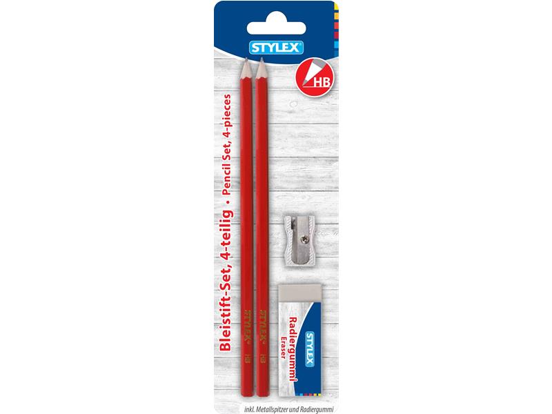 STYLEX Bleistift-Set, 4-teilig