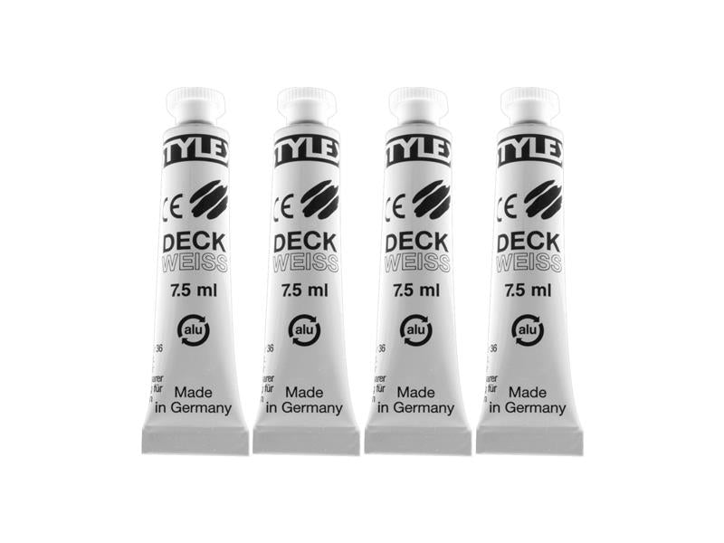 STYLEX 4er - Deckweiß, 7,5 ml