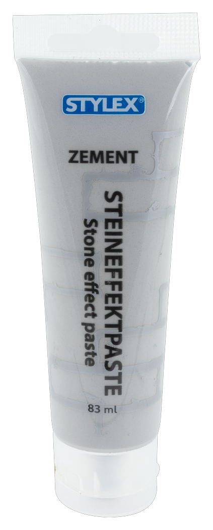 STYLEX Steineffektpaste, Zement, 83ml Tube