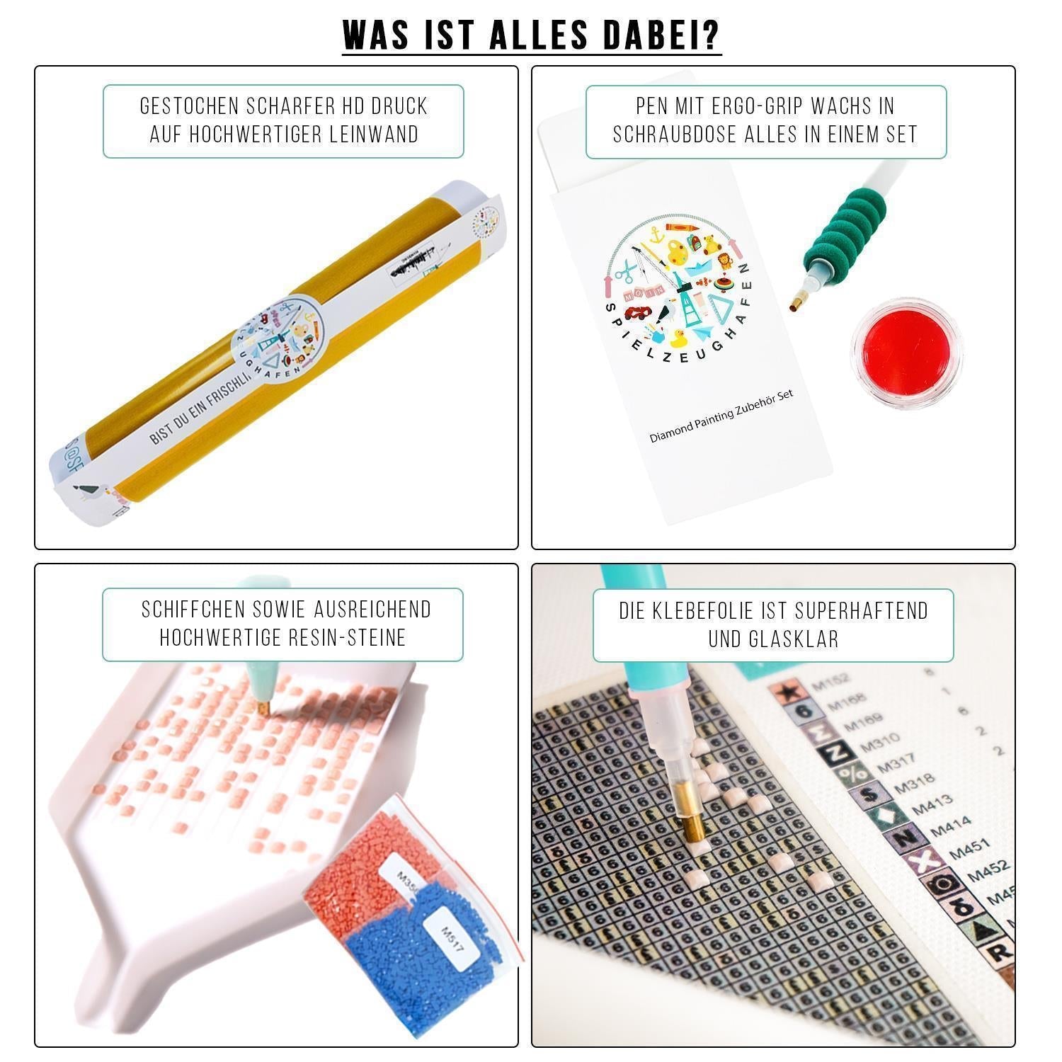 'Blaue Stunde' - Quadratisch (exklusiv) von Spielzeughafen