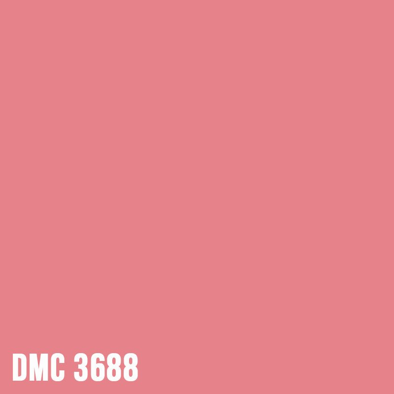 DMC 3688 Mauve - Medium - eckig Diamond Painting Steine 2,5mm von Spielzeughafen