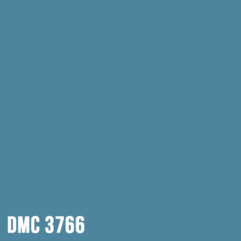 DMC 3766 Peacock Blue - Light - eckig Diamond Painting Steine 2,5mm von Spielzeughafen