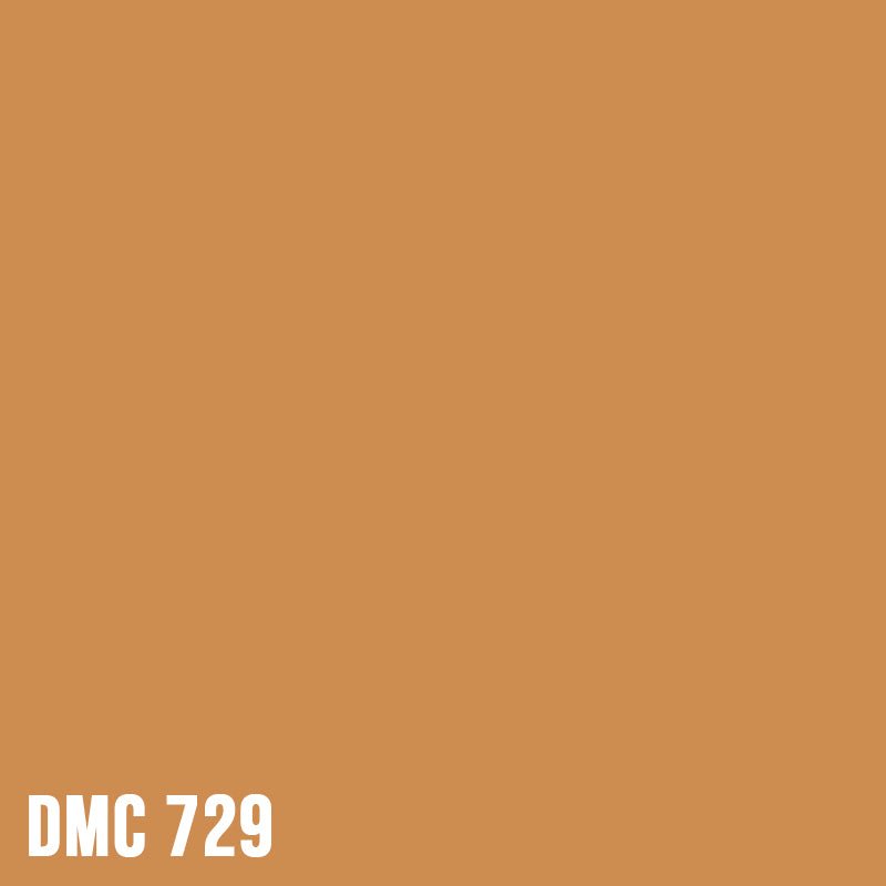 DMC 729 Old Gold - Medium - eckig Diamond Painting Steine 2,5mm von Spielzeughafen