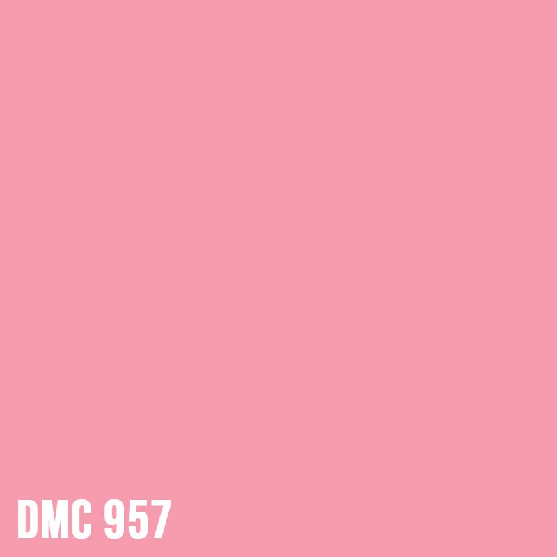 DMC 957 Geranium - Pale - eckig Diamond Painting Steine 2,5mm von Spielzeughafen