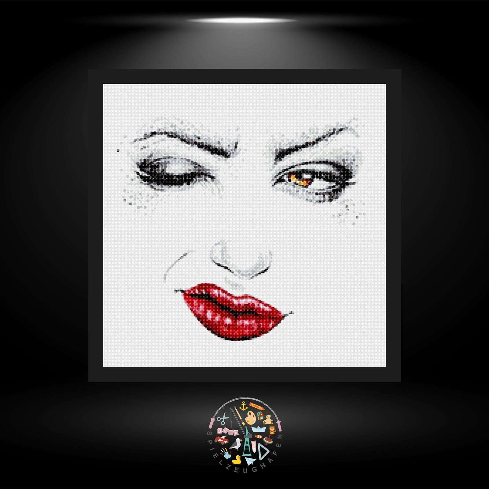 'Face' - Strass / Rhinestone von Spielzeughafen